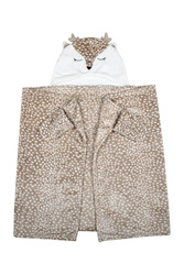 Pătură pentru copii cu mâneci GABIN, căprioară, 75 x 150 cm