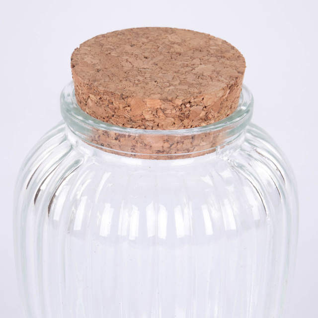 Borcan de depozitare din sticla, 280 ml