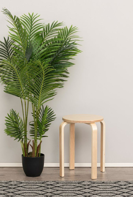 Scaun din lemn de mesteacăn, Ø 39 cm