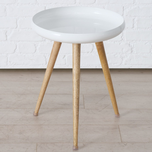 Masa Masdour, set 3 bucati, picioare din lemn