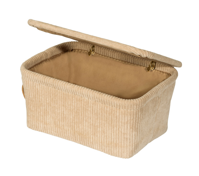 Cos de baie ANELA cu capac, 14 x 19 cm, WENKO