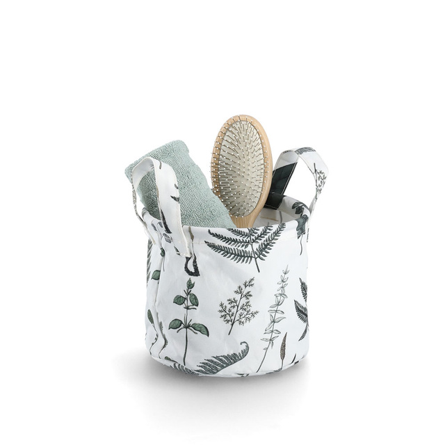 Cos de depozitare textil, Ø17 x 15 cm