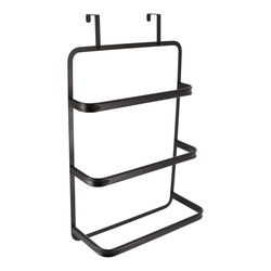 Suport pentru prosoape de baie pentru ușă, pentru 3 prosoape, 89 x 42 x 22 cm