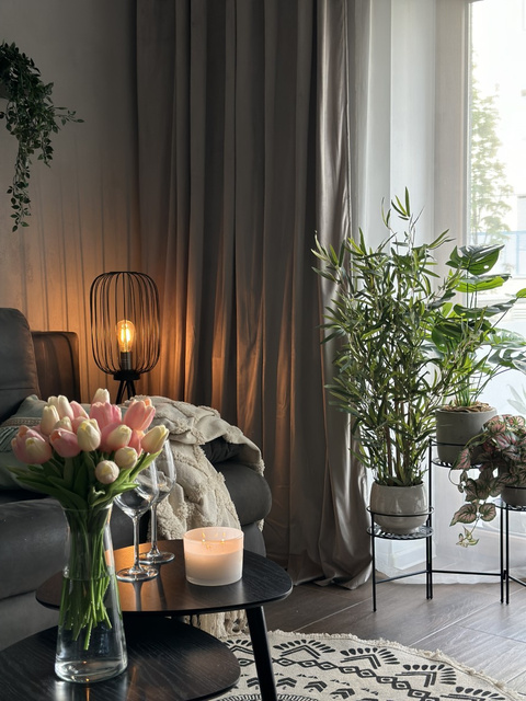 Copac de bambus artificial 90 cm