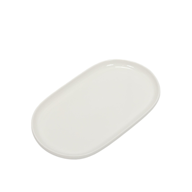 Farfurie pentru prajituri din portelan NORA, 30 x 18 cm