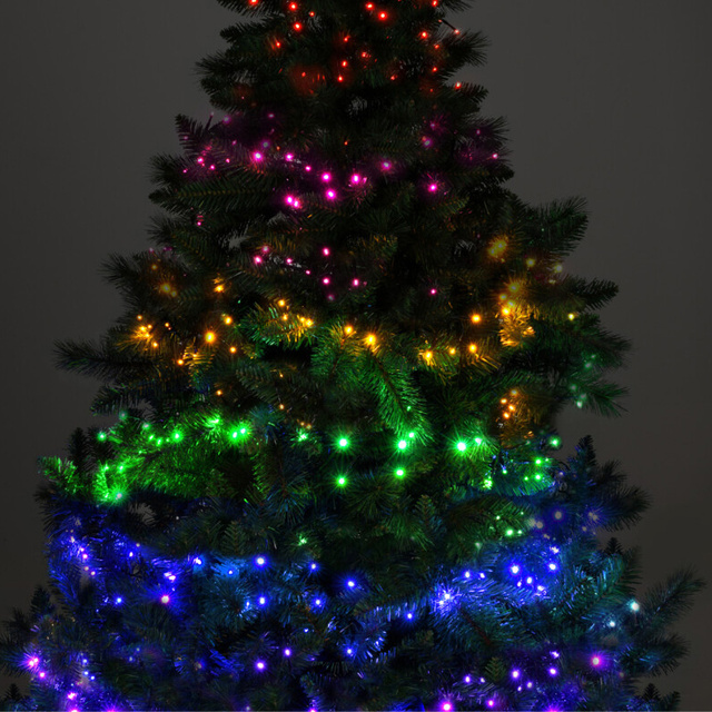 Lămpi de brad LED cu efect de apă curgătoare, 400 buc.
