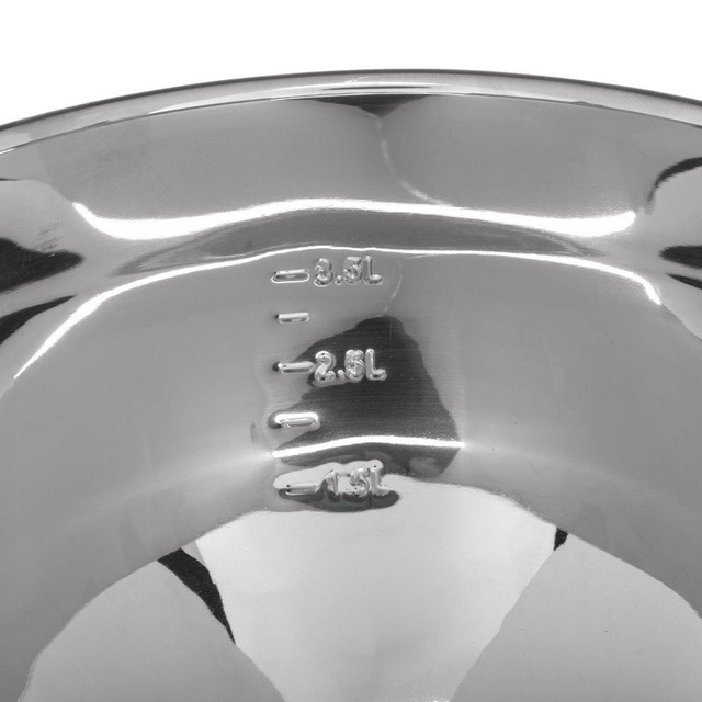 Bol 3,5 L, otel inoxidabil, argintiu