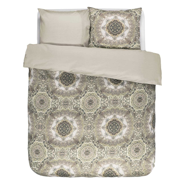 Set de lenjerie de pat din bumbac satinat pentru 2 persoane, 200 x 220 cm, Essenza