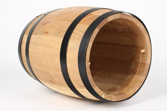 Butoi pentru vin cu dozator, din lemn, 5,5 L