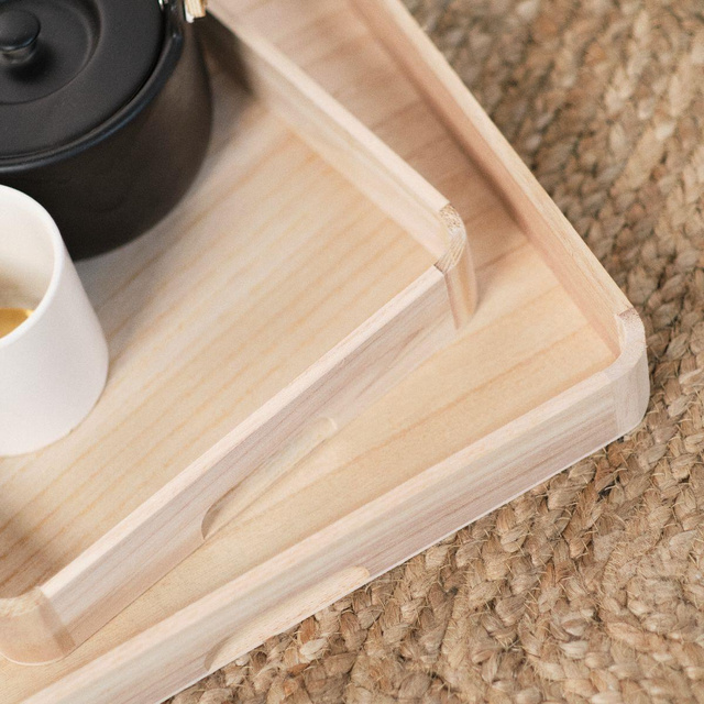 Set 2 tavi din lemn Indies