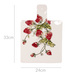 Placa de servire si taiere Strawberry, model cu capsuni, 34 x 24 cm