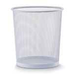 Coș de hârtie din plasă de oțel, ZELLER, alb