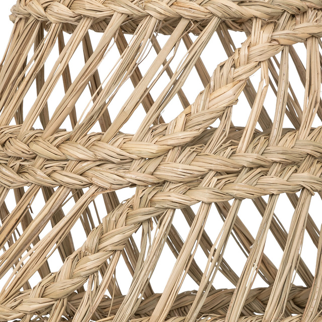 Lustra boho din paie LAHYS, Ø 28 cm