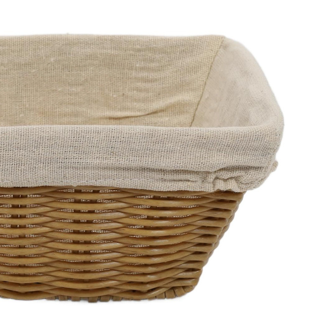 Coș de pâine cu căptușeală textilă, 24 x 24 cm, Kesper