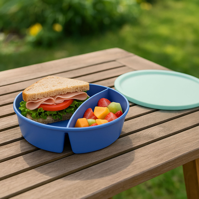 Bol compartimentat cu capac NORA BOX 1,1 l, KOZIOL