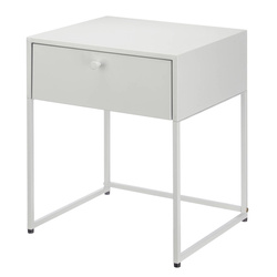 Masuta metalica cu sertar, 35 x 42 x 50 cm