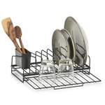 Scurgător de vase cu coș pentru tacâmuri, metal, ZELLER