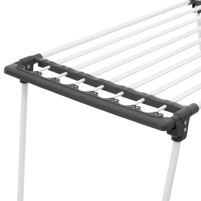 Uscător de rufe cu picioare Sinai, metal, pe roți, 180 cm