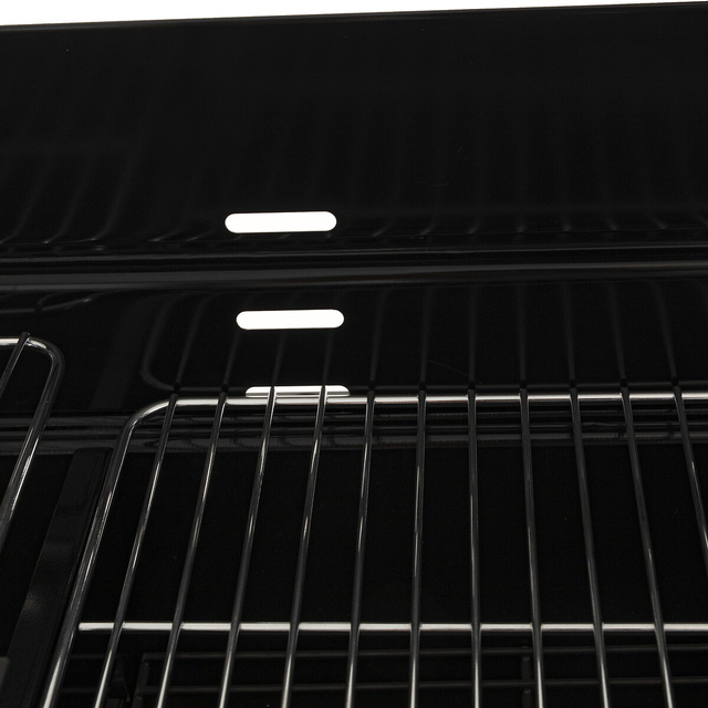 Gratar de gradina cu raft din lemn, BBQ