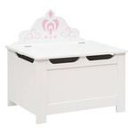 Cutie pentru jucării Winter Crown, alb, 57 x 40 x 55 cm