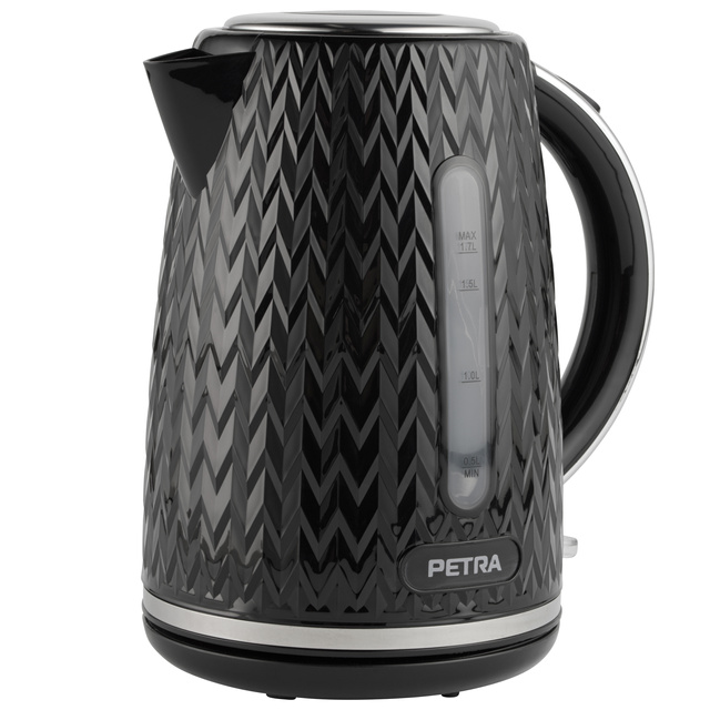 Fierbător electric negru 2200 W CHEVRON, 1,7 l