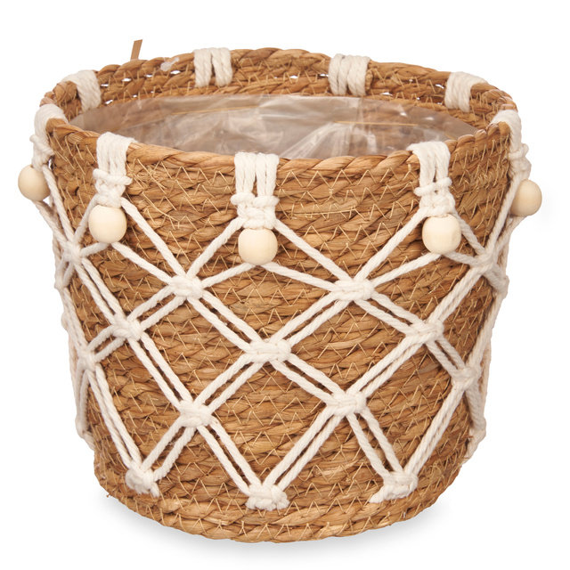 Masca pentru ghiveci boho MACRAME, Ø 21 cm