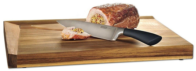 Cutit de bucatarie din otel inoxidabil cu maner antiderapant Kesper, Argintiu