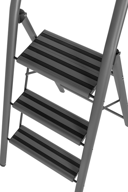 Scara din aluminiu, 3 trepte, WENKO