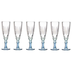 Set 6 pahare pentru sampanie,170 ml