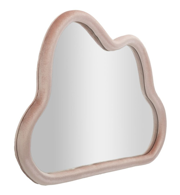 Oglindă noriță în ramă de catifea, 90 x 60 cm