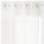 Perdea de fereastră cu inele metalice, perdea ușor de asamblat cu design simplu