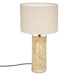 Lampa de masa SALMA cu baza din bambus, 47 cm
