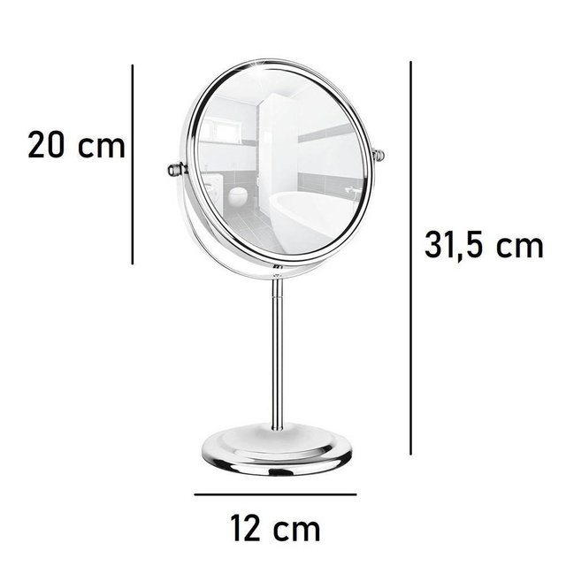 Oglindă pentru machiaj, mărire x7