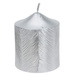 Candelă decorativă cu model metalic, 5 x 6 cm