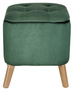 Puf pentru living EMMA, din catifea, cu spatiu depozitare, 42, 5 cm, WENKO