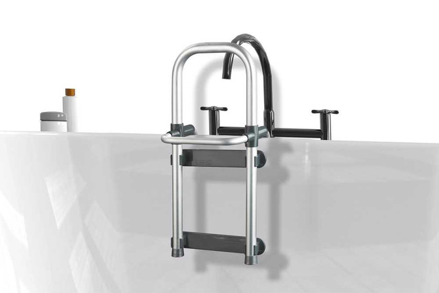 Balustrada pentru cada Secura, Argintiu, Aluminiu, 53x25x23 cm