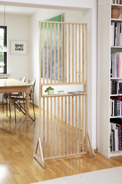 Paravan pliabil cu raft, bambus, 72 x 178 cm, Kailua, WENKO