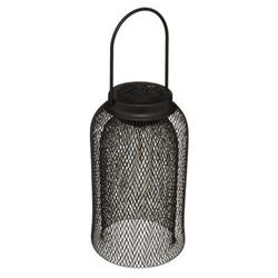 Felinar solar Zoe, metal, inaltime 26 cm