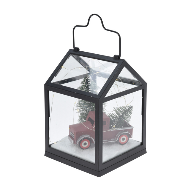 Lanterna cu scenă de sărbătoare, 21 cm