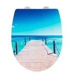 Capac WC cu funcție Easy Close INFINITY, Termoplast, WENKO