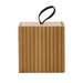 Organizator baie din bambus, 9 x 9 x 9 cm