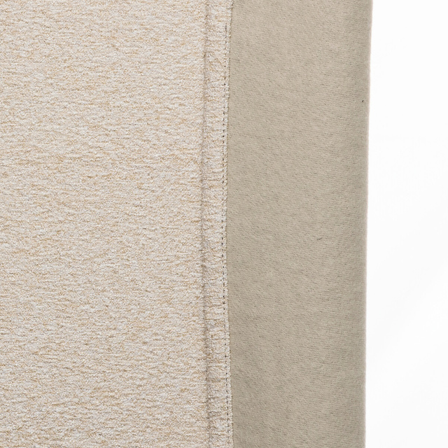 Draperie termoizolantă neagră Soana ivoire 140 x 260 cm