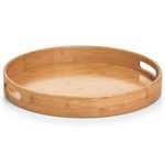 Tava servire, rotunda, 38 cm, bambus, ZELLER