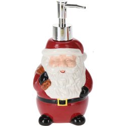 Dozator de sapun lichid, motiv Craciun, 19 cm