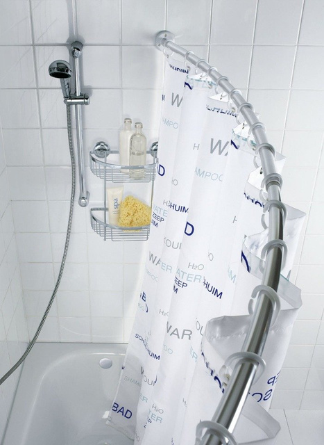 Baston telescopic pentru perdea de duș, Ø 2,5 cm, 110-200 cm, WENKO