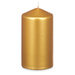 Lumânare cilindrică LUNAR aurie, Ø 7 cm