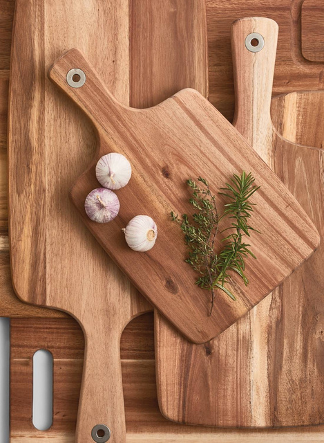 Tocator din lemn de salcam, Maro, 42x20 cm, ZELLER