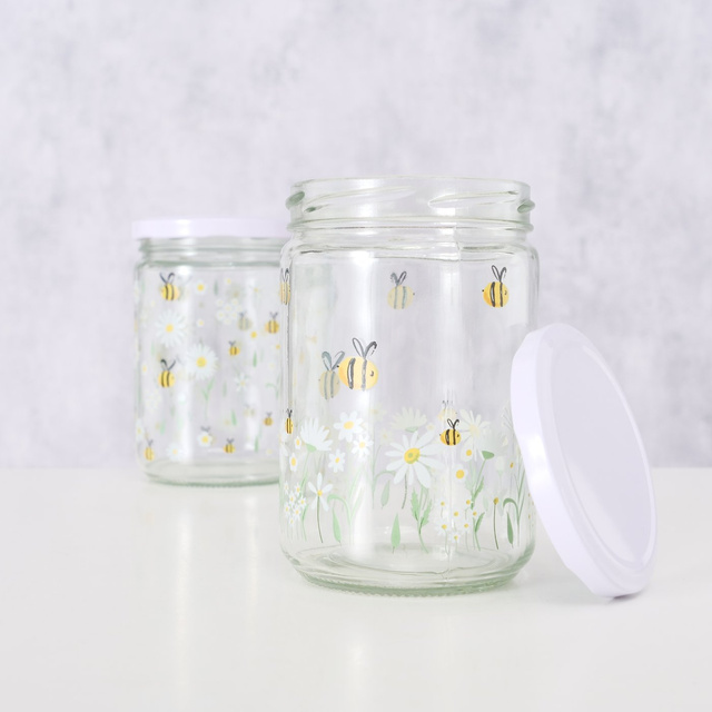 Borcane cu filet HONEY, 500 ml, set 2 buc.