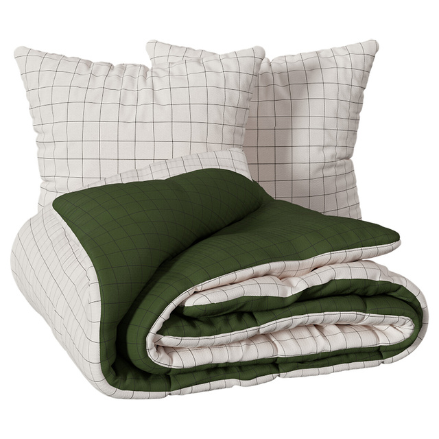 Lenjerie de pat cu model geometric MAATI, 240 x 220 cm