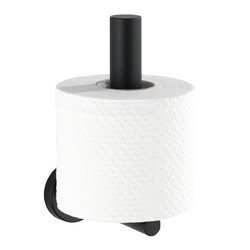 Suport hartie igienica MEZZANO, Negru, 18x12,5x8 cm, WENKO